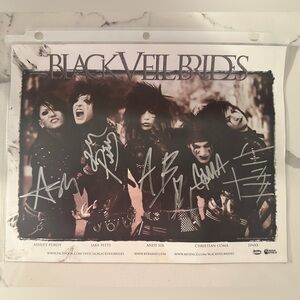 Autographed Black Veil Brides picture